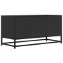 Engineered wood and black metal TV stand 80x34.5x40 cm | Foro24|Onlineshop| Casa, Jardín y Más Foro24.es