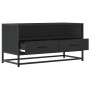 Mueble de TV madera de ingeniería y metal negro 80x34,5x40 cm de , Muebles TV - Ref: Foro24-848809, Precio: 94,04 €, Descuent...