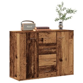 Aparador de madera de ingeniería madera envejecida 88x30x64 cm de , Aparadores - Ref: Foro24-855892, Precio: 105,60 €, Descue...