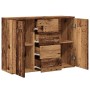 Aparador de madera de ingeniería madera envejecida 88x30x64 cm de , Aparadores - Ref: Foro24-855892, Precio: 105,60 €, Descue...