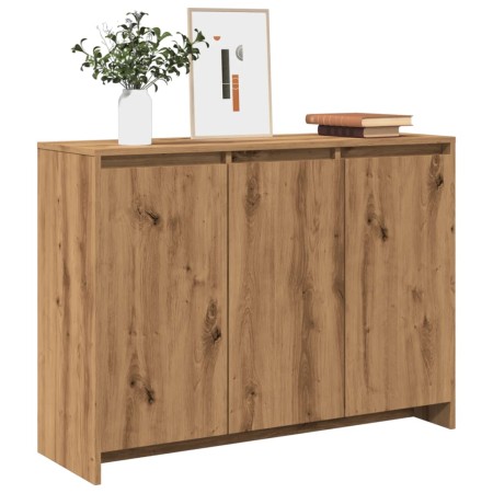 Aparador de madera de ingeniería roble artisan 102x33x75 cm de , Aparadores - Ref: Foro24-856781, Precio: 104,69 €, Descuento: %