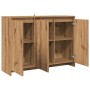 Aparador de madera de ingeniería roble artisan 102x33x75 cm de , Aparadores - Ref: Foro24-856781, Precio: 104,69 €, Descuento: %