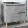 Mueble de lavabo madera ingeniería gris hormigón 65x33x60 cm de , Tocadores de baño - Ref: Foro24-857119, Precio: 62,73 €, De...