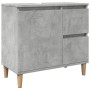 Engineered wood gray concrete sink cabinet 65x33x60 cm by , bathroom vanities - Ref: Foro24-857119, Price: 62,73 €, Discount: %