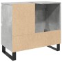 Engineered wood gray concrete sink cabinet 65x33x60 cm | Foro24|Onlineshop| Casa, Jardín y Más Foro24.es