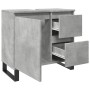 Mueble de lavabo madera ingeniería gris hormigón 65x33x60 cm de , Muebles de baño - Ref: Foro24-857228, Precio: 69,61 €, Desc...