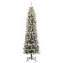 Árbol de Navidad artificial con 300 LEDs y nieve flocada 210 cm de , Arboles de navidad - Ref: Foro24-3315771, Precio: 104,06...