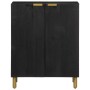 Engineered wood black sideboard 60x33x75 cm | Foro24|Onlineshop| Casa, Jardín y Más Foro24.es