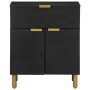 Mesita de noche madera de ingeniería negra 50x33x60 cm de , Mesitas de noche - Ref: Foro24-4017659, Precio: 99,67 €, Descuent...