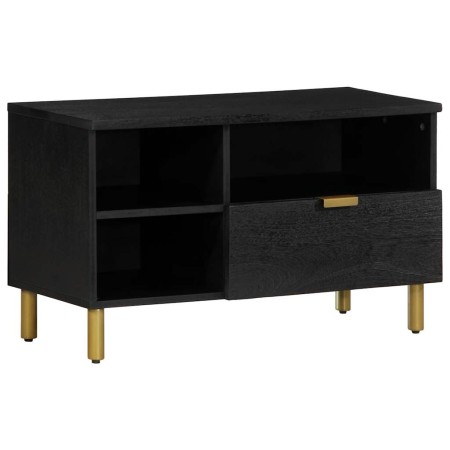 Mueble de TV madera de ingeniería negro 80x33x46 cm | Foro24|Onlineshop| Casa, Jardín y Más Foro24.es