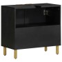 Armario de lavabo de baño madera ingeniería negro 62x33x58 cm de , Muebles de baño - Ref: Foro24-4017667, Precio: 106,48 €, D...