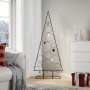 Árbol de Navidad para decoración metal negro 150 cm de , Arboles de navidad - Ref: Foro24-4018957, Precio: 45,82 €, Descuento: %