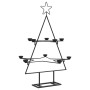 Black metal Christmas tree decoration 75 cm by , Christmas trees - Ref: Foro24-4018962, Price: 45,57 €, Discount: %