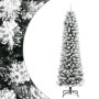 Narrow artificial Christmas tree with PVC and PE snow 210 cm by , Christmas trees - Ref: Foro24-4019688, Price: 84,64 €, Disc...