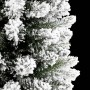 Narrow artificial Christmas tree with PVC and PE snow 210 cm by , Christmas trees - Ref: Foro24-4019688, Price: 84,64 €, Disc...