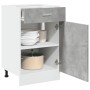 Armario inferior cajón contrachapada gris hormigón 50x46x81,5cm de , Armarios de cocina - Ref: Foro24-856085, Precio: 68,76 €...