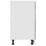 Armario inferior cajón contrachapada gris hormigón 50x46x81,5cm de , Armarios de cocina - Ref: Foro24-856085, Precio: 68,76 €...