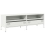 TV stand made of cold-rolled white steel 135x39x43.5 cm by , TV Furniture - Ref: Foro24-851339, Price: 197,28 €, Discount: %