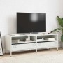 TV stand made of cold-rolled white steel 135x39x43.5 cm by , TV Furniture - Ref: Foro24-851339, Price: 197,28 €, Discount: %