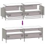 TV stand made of cold-rolled white steel 135x39x43.5 cm by , TV Furniture - Ref: Foro24-851339, Price: 197,28 €, Discount: %