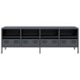 TV stand made of cold-rolled anthracite steel, 135x39x43.5 cm by , TV Furniture - Ref: Foro24-851330, Price: 233,87 €, Discou...