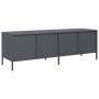 TV stand made of cold-rolled anthracite steel, 135x39x43.5 cm by , TV Furniture - Ref: Foro24-851330, Price: 233,87 €, Discou...