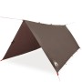 Waterproof brown camping tarp 406x306 cm | Foro24|Onlineshop| Casa, Jardín y Más Foro24.es