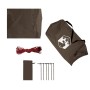 Waterproof brown camping tarp 406x306 cm | Foro24|Onlineshop| Casa, Jardín y Más Foro24.es