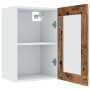 Hängender Vitrinenschrank aus gealtertem Holz, 40x31x60 cm. von , Küchenschränke - Ref: Foro24-856098, Preis: 51,99 €, Rabatt: %