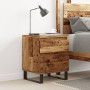 Bedside table made of engineered aged wood, measuring 40x35x50 cm. by , Nightstands - Ref: Foro24-857436, Price: 64,02 €, Dis...