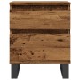 Bedside table made of engineered aged wood, measuring 40x35x50 cm. by , Nightstands - Ref: Foro24-857436, Price: 64,02 €, Dis...