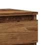 Bedside table made of engineered aged wood, measuring 40x35x50 cm. by , Nightstands - Ref: Foro24-857436, Price: 64,02 €, Dis...