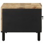 Mesa de centro madera maciza de mango rugosa negro 80x50x40 cm | Foro24|Onlineshop| Casa, Jardín y Más Foro24.es