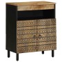 Solid rough mango wood sideboard 60x33.5x75 cm | Foro24|Onlineshop| Casa, Jardín y Más Foro24.es