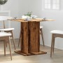 Aged engineered wood dining table 80x80x75 cm by , Kitchen and dining tables - Ref: Foro24-855810, Price: 68,59 €, Discount: %