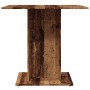 Aged engineered wood dining table 80x80x75 cm by , Kitchen and dining tables - Ref: Foro24-855810, Price: 68,59 €, Discount: %