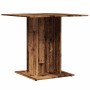 Aged engineered wood dining table 80x80x75 cm by , Kitchen and dining tables - Ref: Foro24-855810, Price: 68,59 €, Discount: %