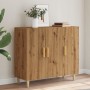 Aparador de madera de ingeniería roble artisan 90x34x80 cm | Foro24|Onlineshop| Casa, Jardín y Más Foro24.es