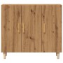 Aparador de madera de ingeniería roble artisan 90x34x80 cm | Foro24|Onlineshop| Casa, Jardín y Más Foro24.es