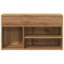 Banco zapatero madera de ingeniería roble artisan 80x30x45 cm de , Zapateros y organizadores de calzado - Ref: Foro24-856757,...