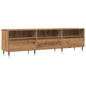 Mueble de TV madera de ingeniería roble artisan 150x30x44,5 cm de , Muebles TV - Ref: Foro24-857186, Precio: 107,28 €, Descue...