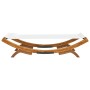 Cream curved solid wood sun lounger 100x188.5x44 cm by vidaXL, Outdoor beds - Ref: Foro24-313947, Price: 113,56 €, Discount: %