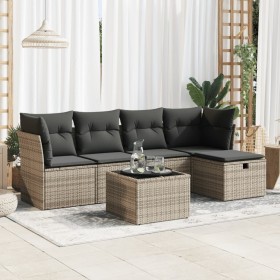 Comprar Set de muebles de jardín 6 pzas y cojines