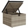 Gartensofagarnitur 6-teilig mit grauen Polstern aus synthetischem Rattan. | Foro24|Onlineshop| Casa, Jardín y Más Foro24.es