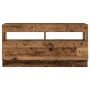 TV stand with LED lights, aged engineered wood, 80x35x40 cm | Foro24|Onlineshop| Casa, Jardín y Más Foro24.es