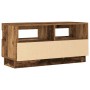 TV stand with LED lights, aged engineered wood, 80x35x40 cm | Foro24|Onlineshop| Casa, Jardín y Más Foro24.es