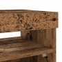 TV stand with LED lights, aged engineered wood, 80x35x40 cm | Foro24|Onlineshop| Casa, Jardín y Más Foro24.es