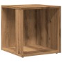 Artisan oak engineered wood side table 33x33x34 cm by , Side tables - Ref: Foro24-856717, Price: 32,51 €, Discount: %