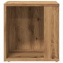 Artisan oak engineered wood side table 33x33x34 cm by , Side tables - Ref: Foro24-856717, Price: 32,51 €, Discount: %