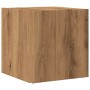 Artisan oak engineered wood side table 33x33x34 cm by , Side tables - Ref: Foro24-856717, Price: 32,51 €, Discount: %